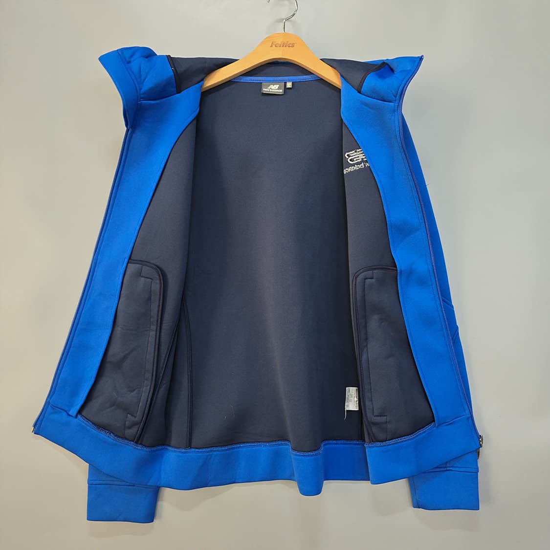 뉴발란스(new balance) 기능성 후드집업 블루 105 상품이미지6