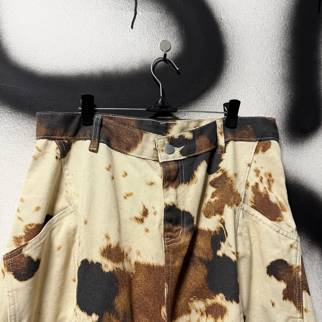 VTG 빈티지 빅사이즈 벌룬핏 타이다이 와이드 데님 팬츠 상품이미지3