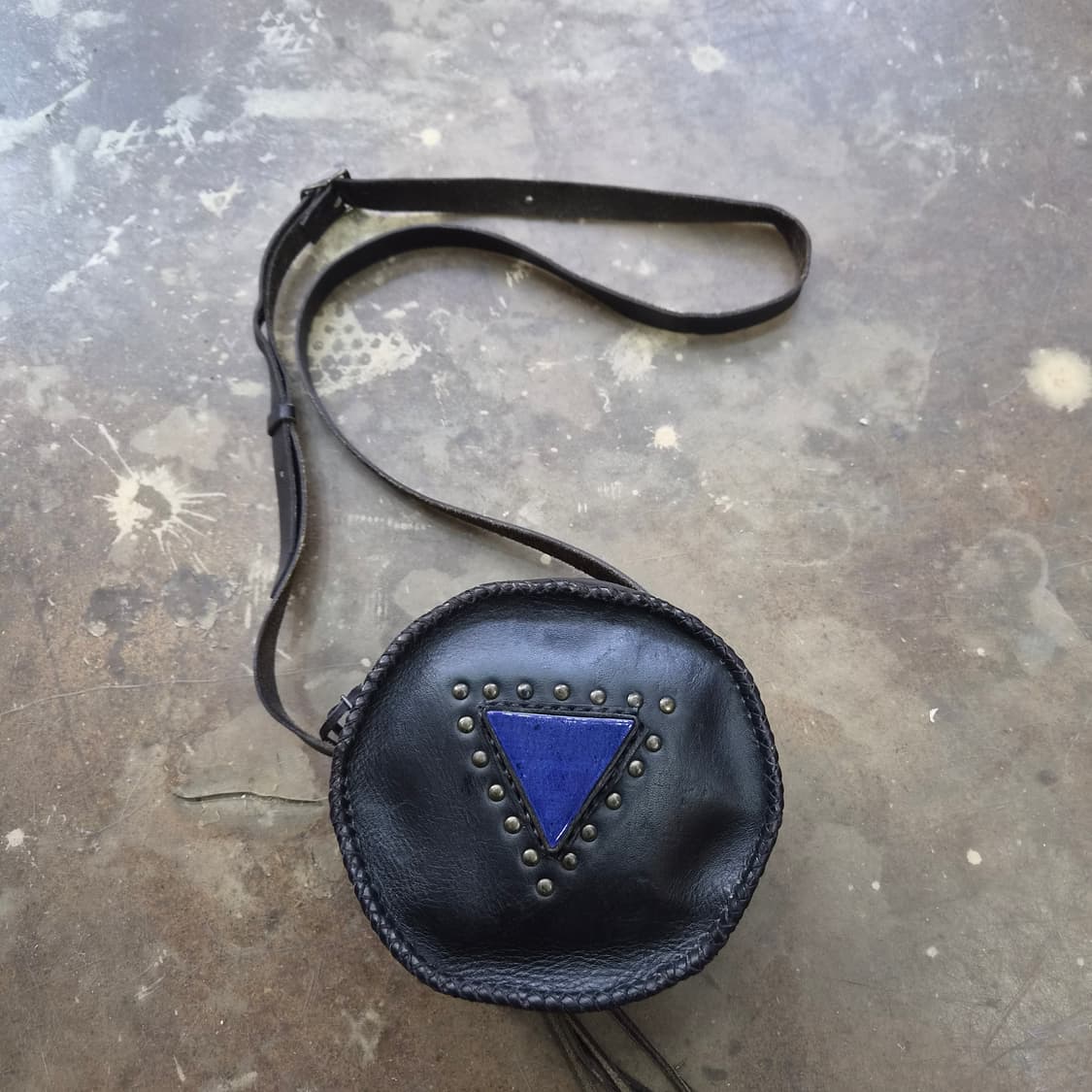 STELA9 스텔라9 나바호 가죽 크로스백 가방 빈티지 에스닉 크로스백 상품이미지1