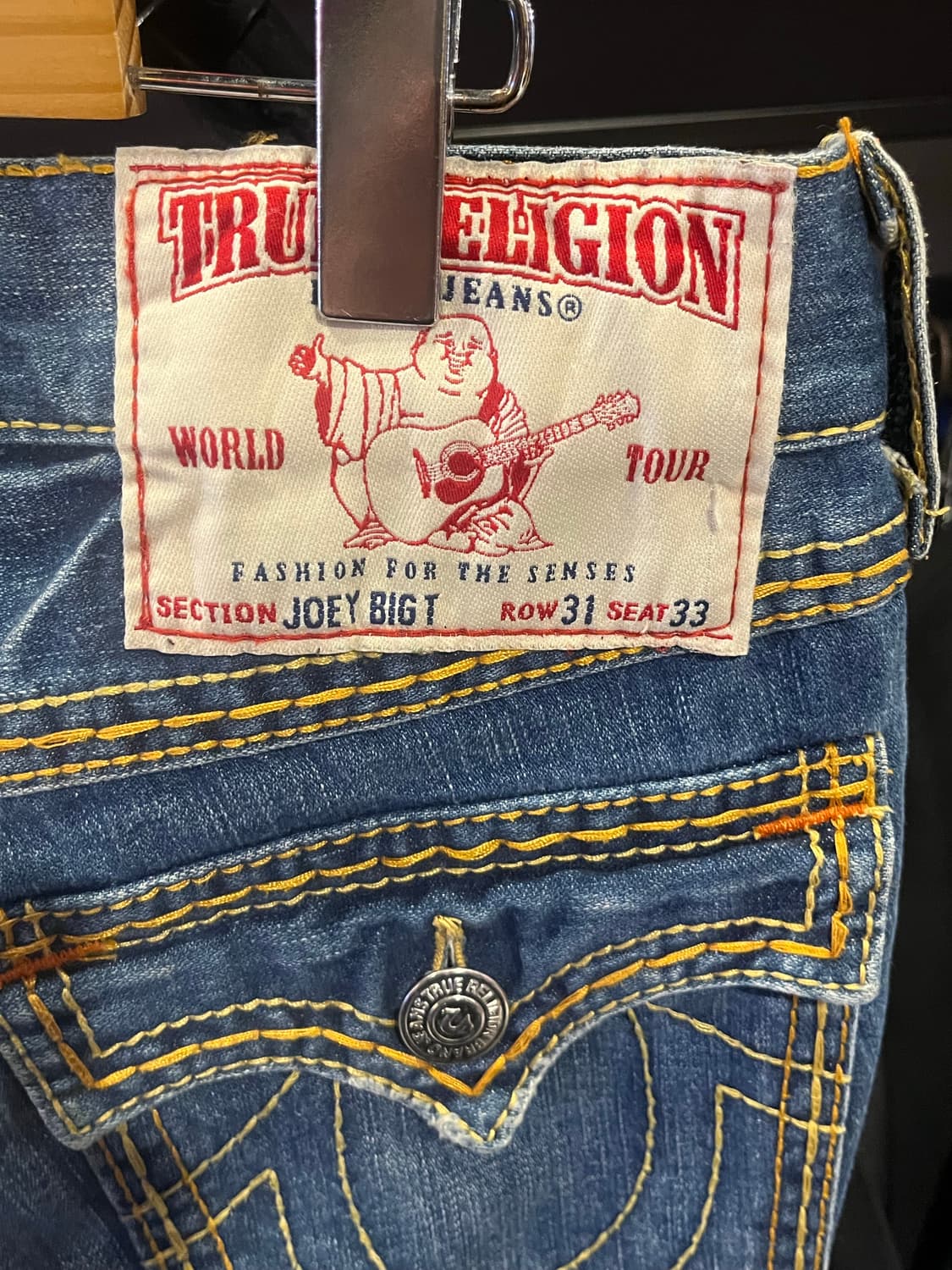 트루릴리젼 조이 빅 티 부츠컷 데님팬츠 상품이미지7