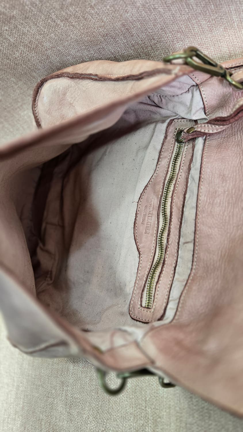 [Made in Italy] 이태리 천연가죽 빈티지 위빙 메쉬 크로스백 상품이미지7