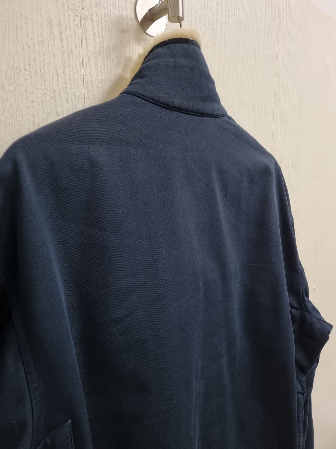 A.P.C. KANYE 네이비 셰르파 칼라 봄버 자켓 S 상품이미지7