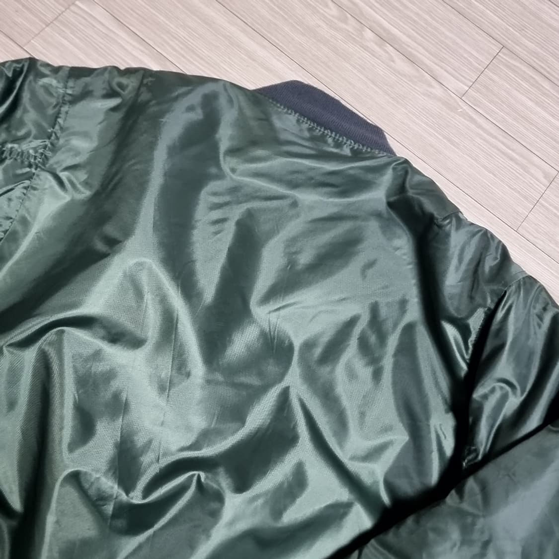 로스코 카키색 MA-1 항공 점퍼(XL) 상품이미지6