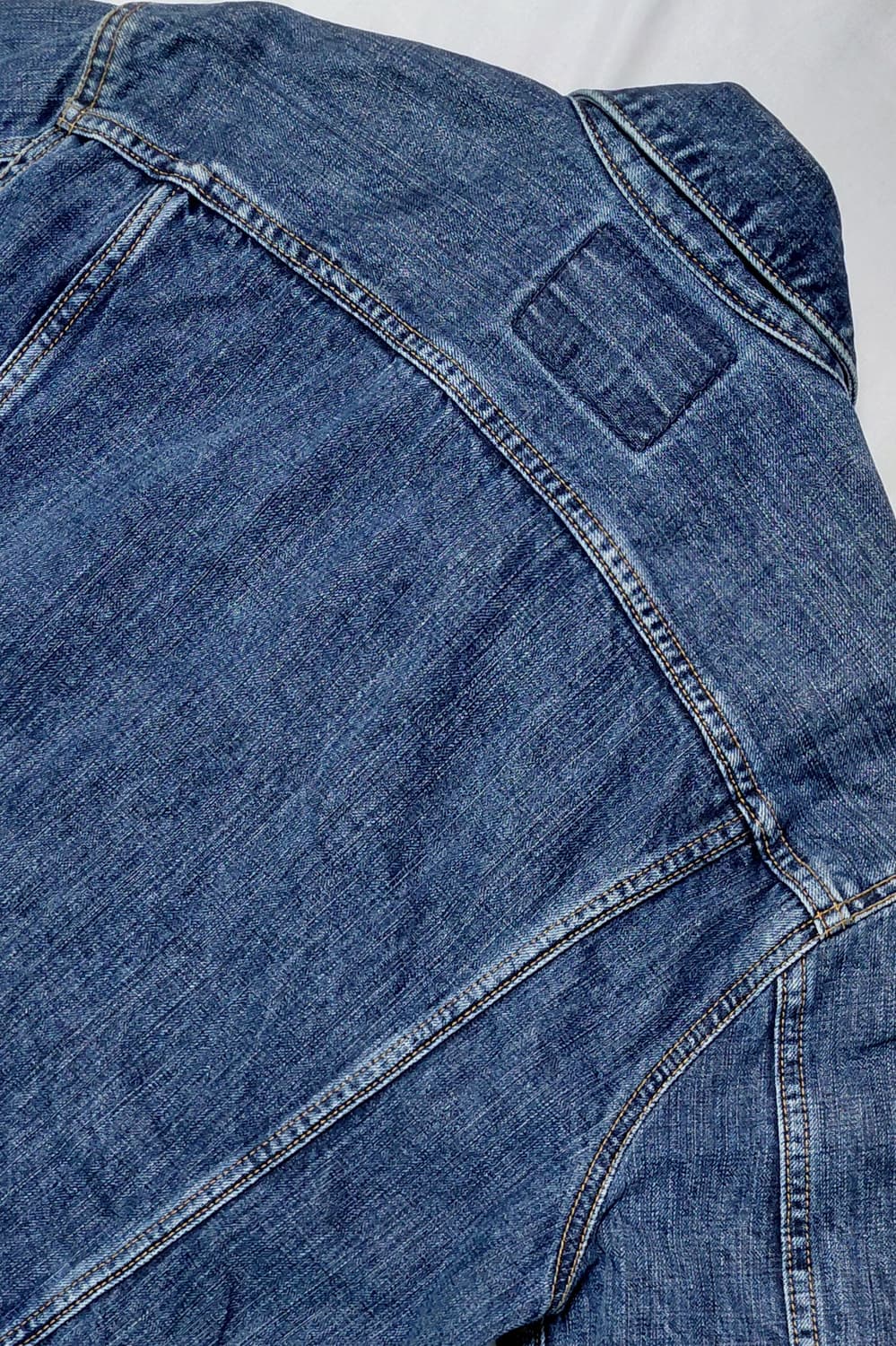 [L] 에드윈(EDWIN) 인터내셔널 베이직 데님 자켓 - 클래식 중청 상품이미지10