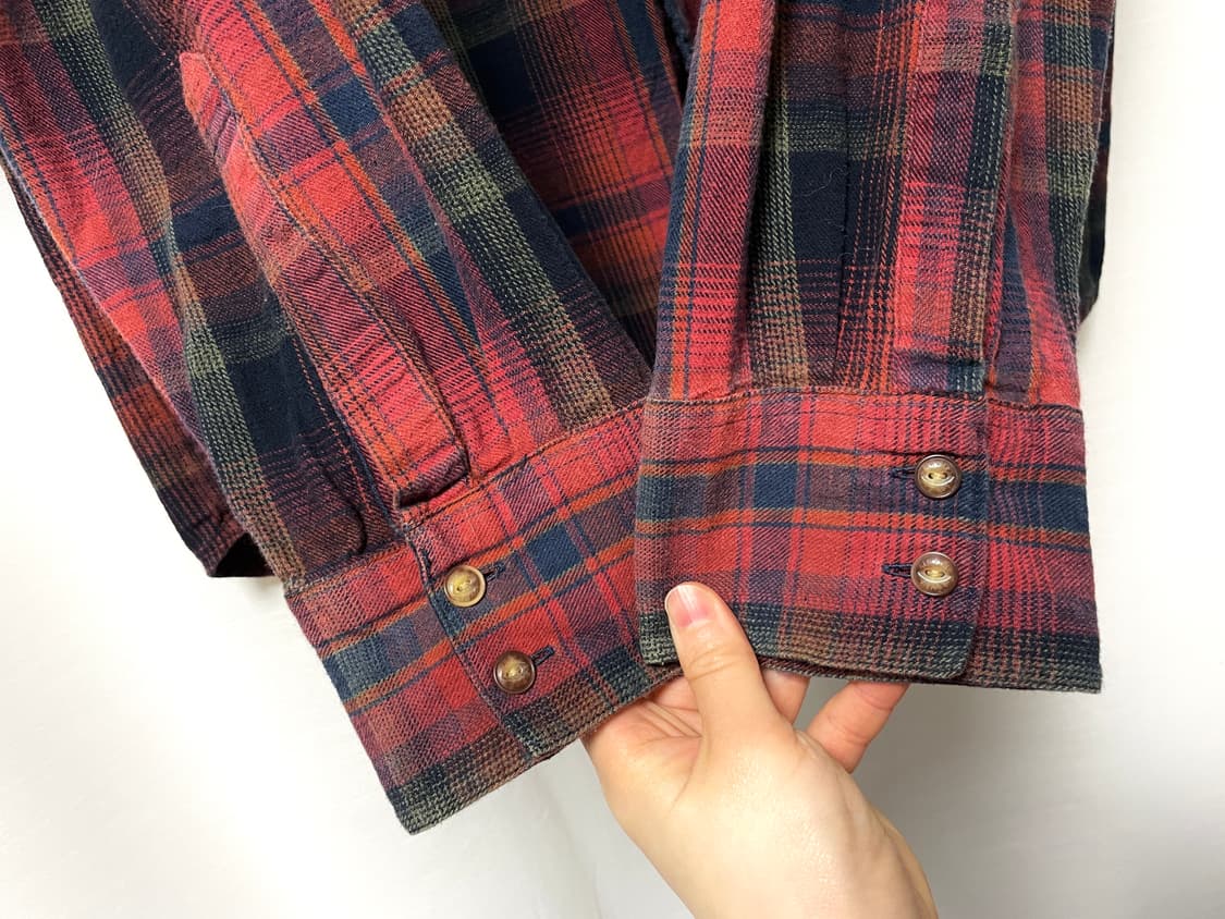 리바이스 남성 코튼 웨스턴 체크셔츠 XL _ 브릭 상품이미지5