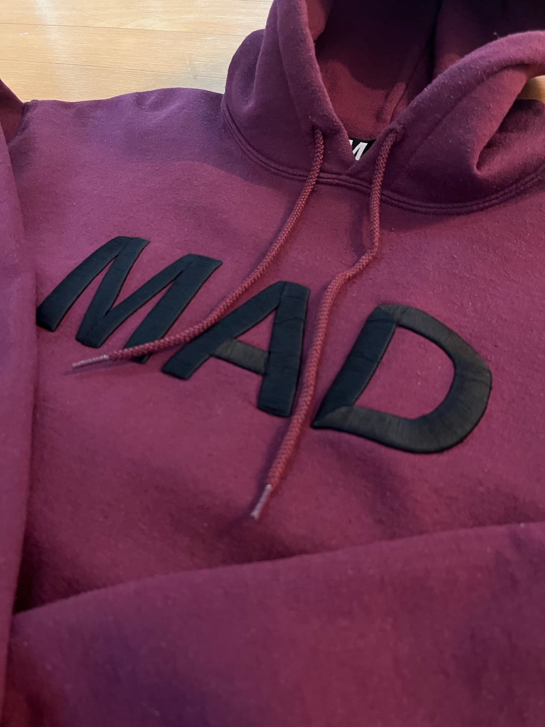 Undercover MAD 후드 버건디 상품이미지2