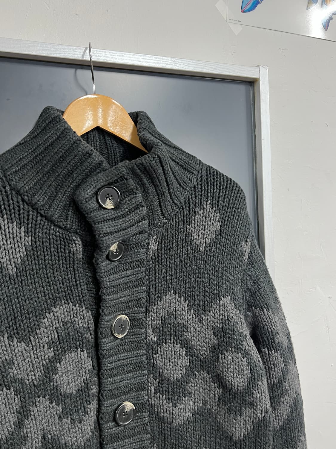 Quiksilver 퀵실버 오아시스 노르딕 패턴 코위찬 니트 가디건 상품이미지2