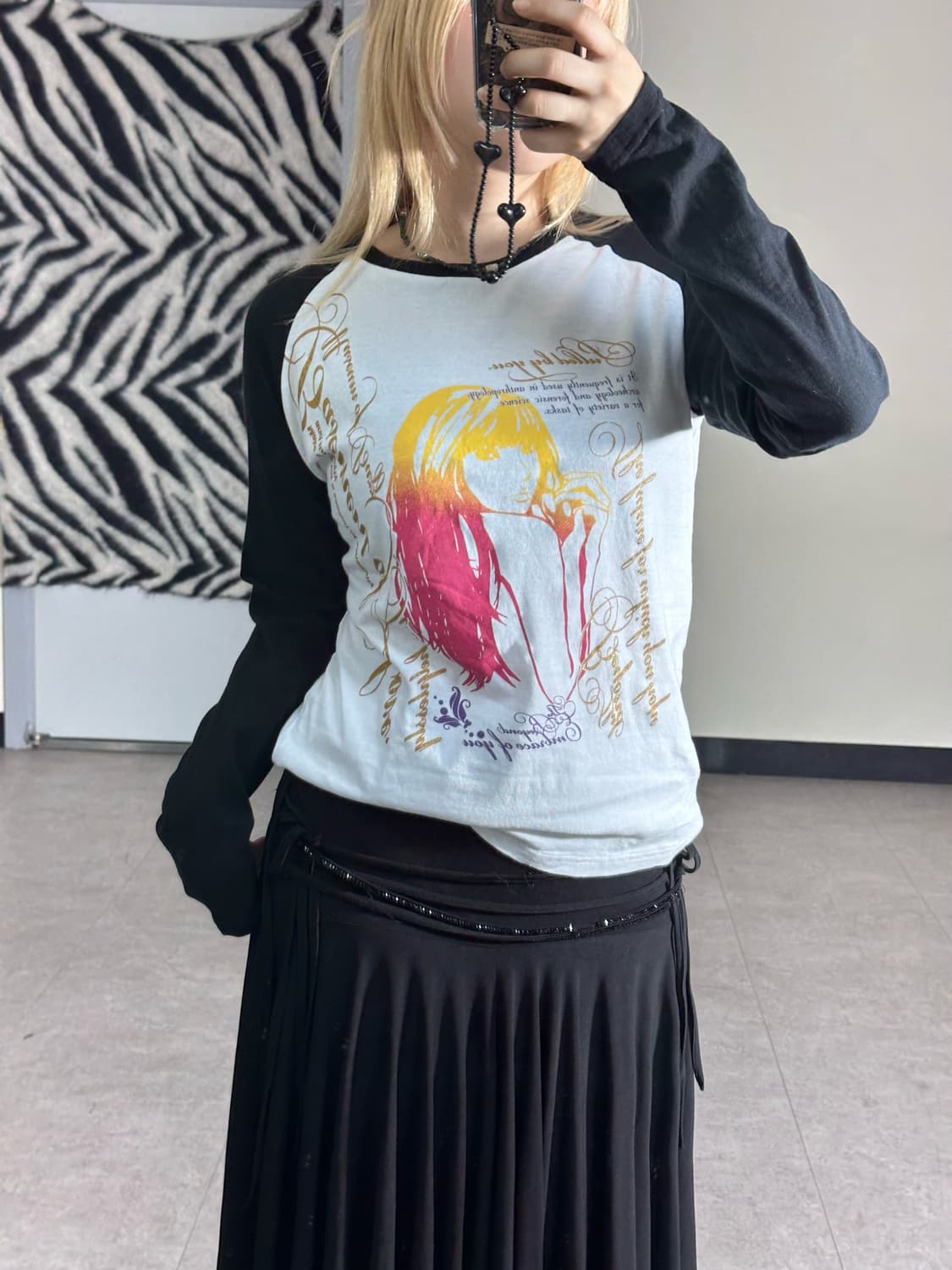 girl printing long sleeve 상품이미지2