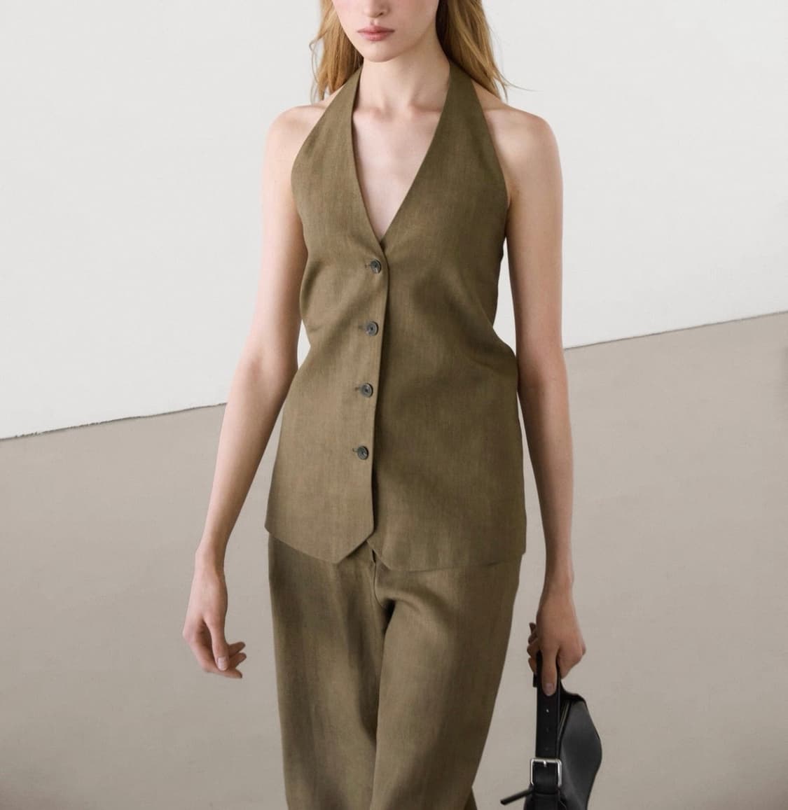 Massimo dutti 마시모두끼 리넨 탑 상품이미지1