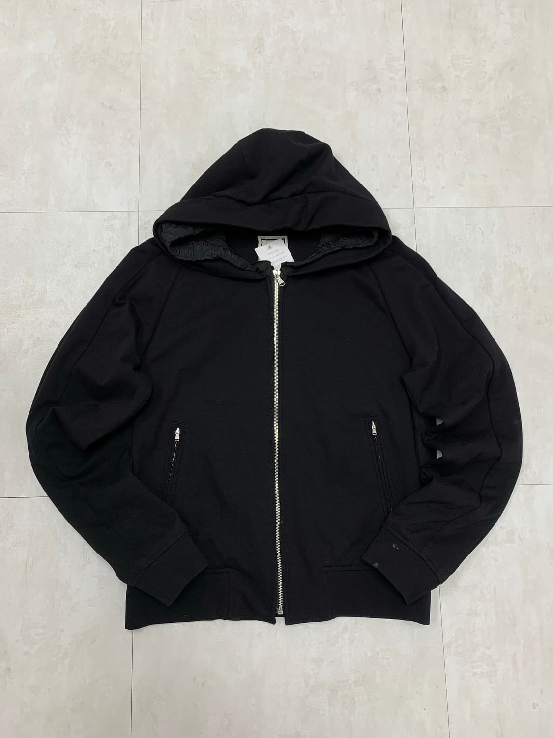 우영미 블랙 후드집업 #390 상품이미지1