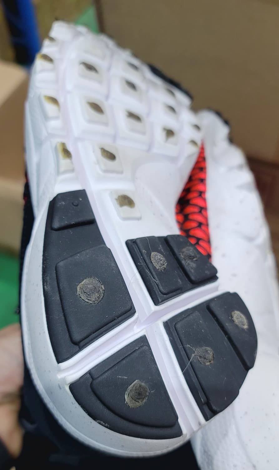 [290]나이키 에어 풋스케이프 마지스타 플라이니트 블랙 크림슨 짐레드 상품이미지8