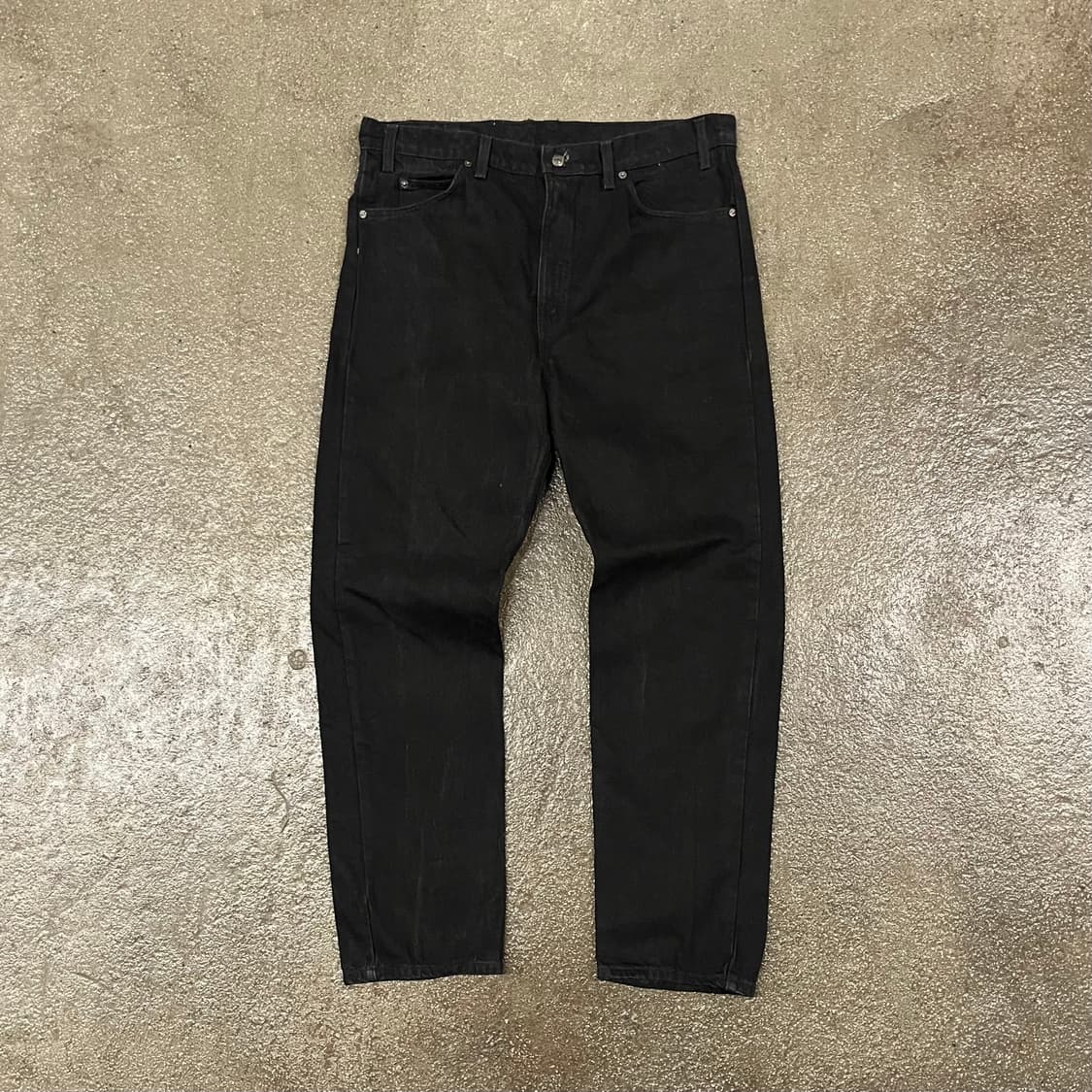 90s 리바이스505 오렌지탭 블랙진 (37) 상품이미지4