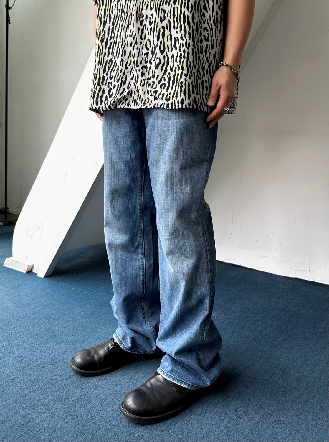 5pkt semi flare design denim pants 상품이미지7