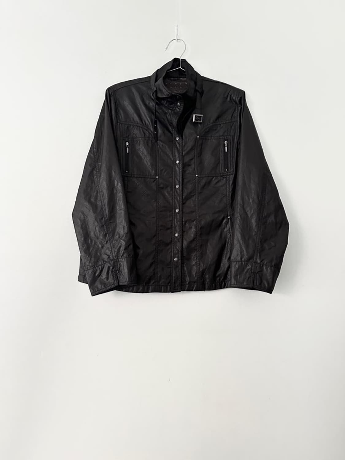 Buckle wind jacket / black 상품이미지1