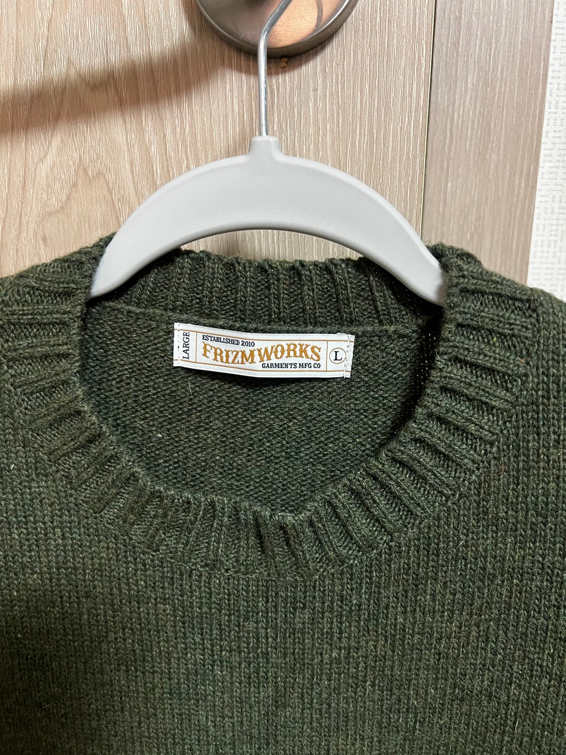 프리즘웍스 니트 L 상품이미지3