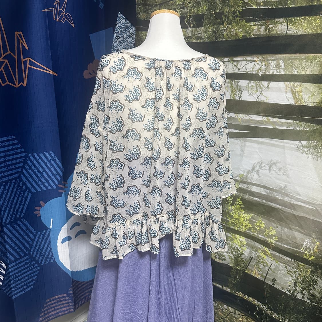 빈티지 안나수이 유니클로 콜라보 블라우스 상품이미지7