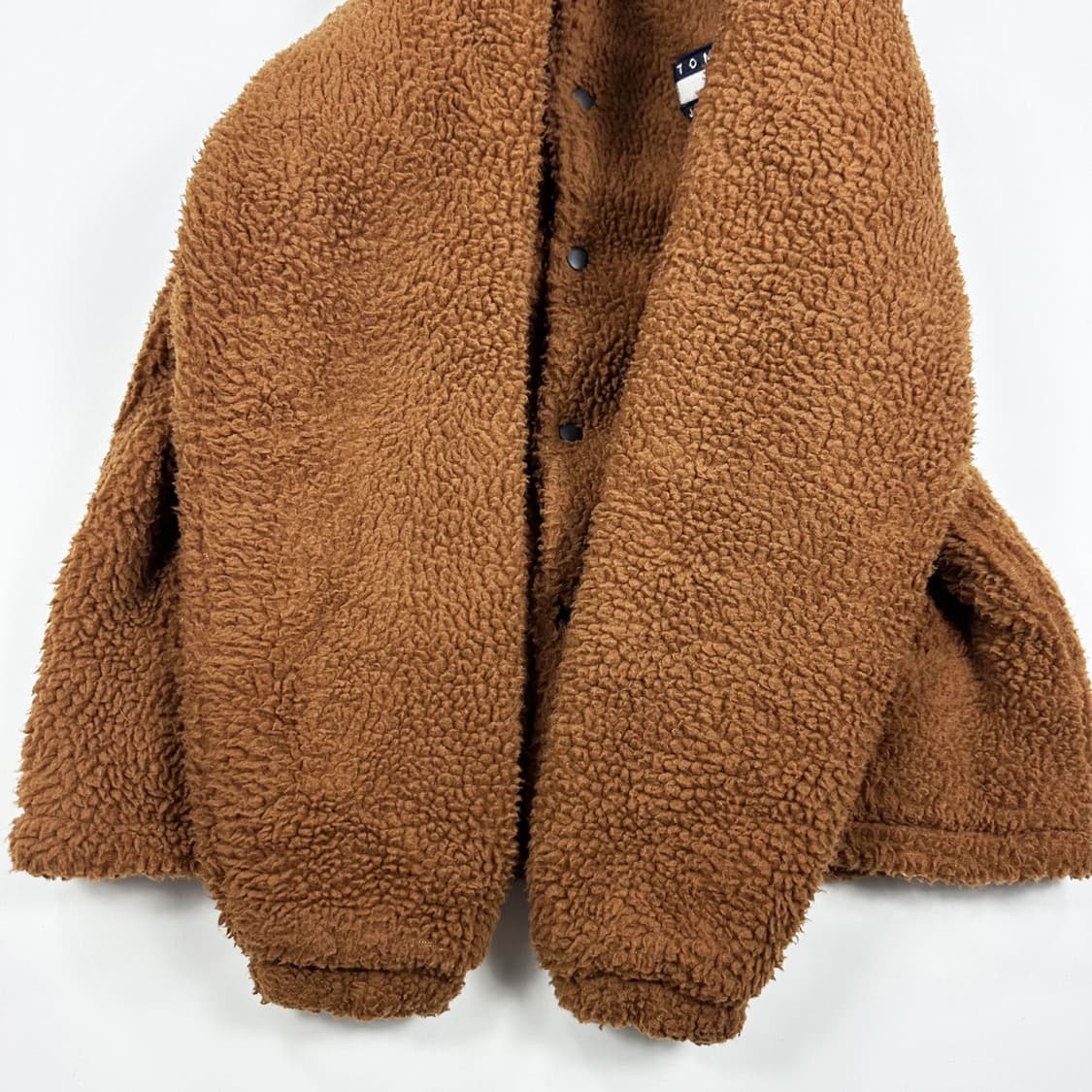 타미힐피거 플래그 브라운 후리스 버튼자켓 (S) 상품이미지5