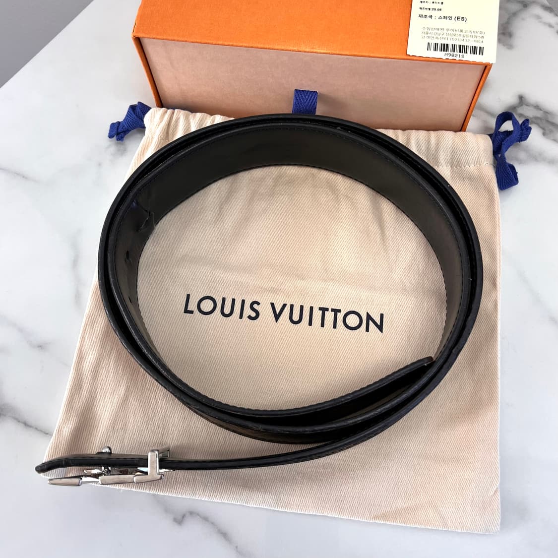 [A급/정품] 루이비통 LV 이니셜 리버서블 모노그램 벨트 상품이미지5