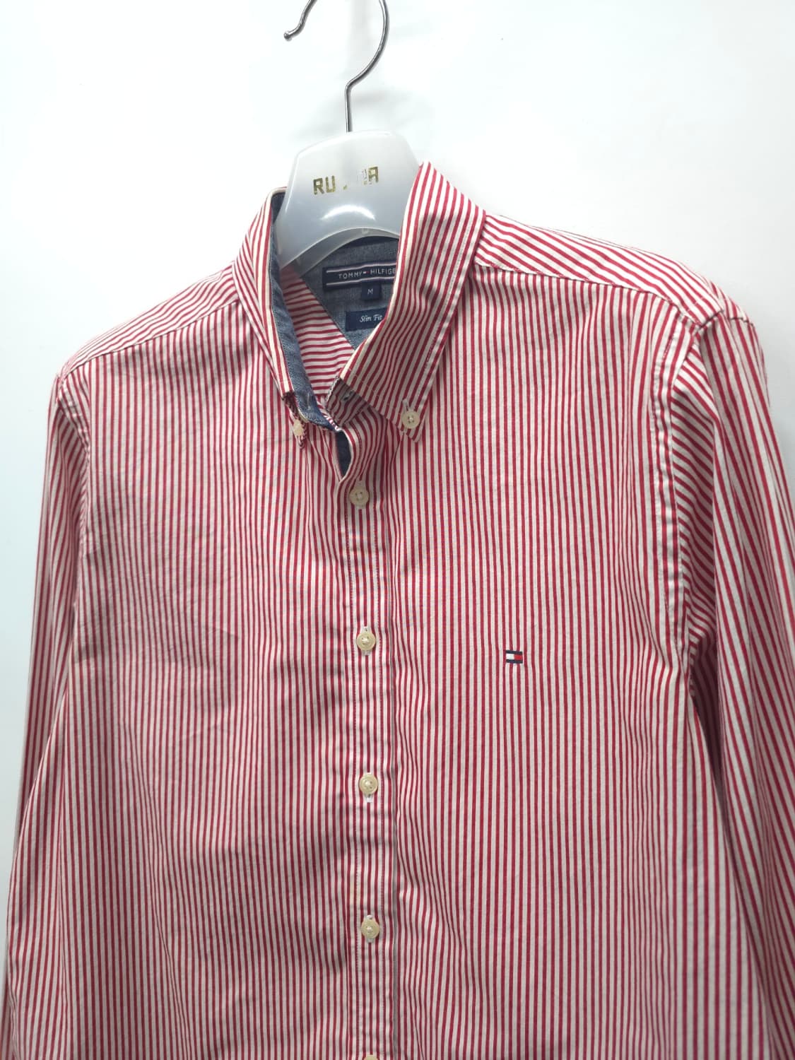 타미힐피거 레드 스트라이프 슬림핏 셔츠 (95~100) 상품이미지10