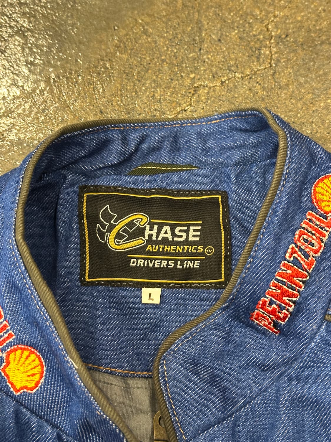 빈티지 레이싱 쉘/페놀 자켓 L 상품이미지6