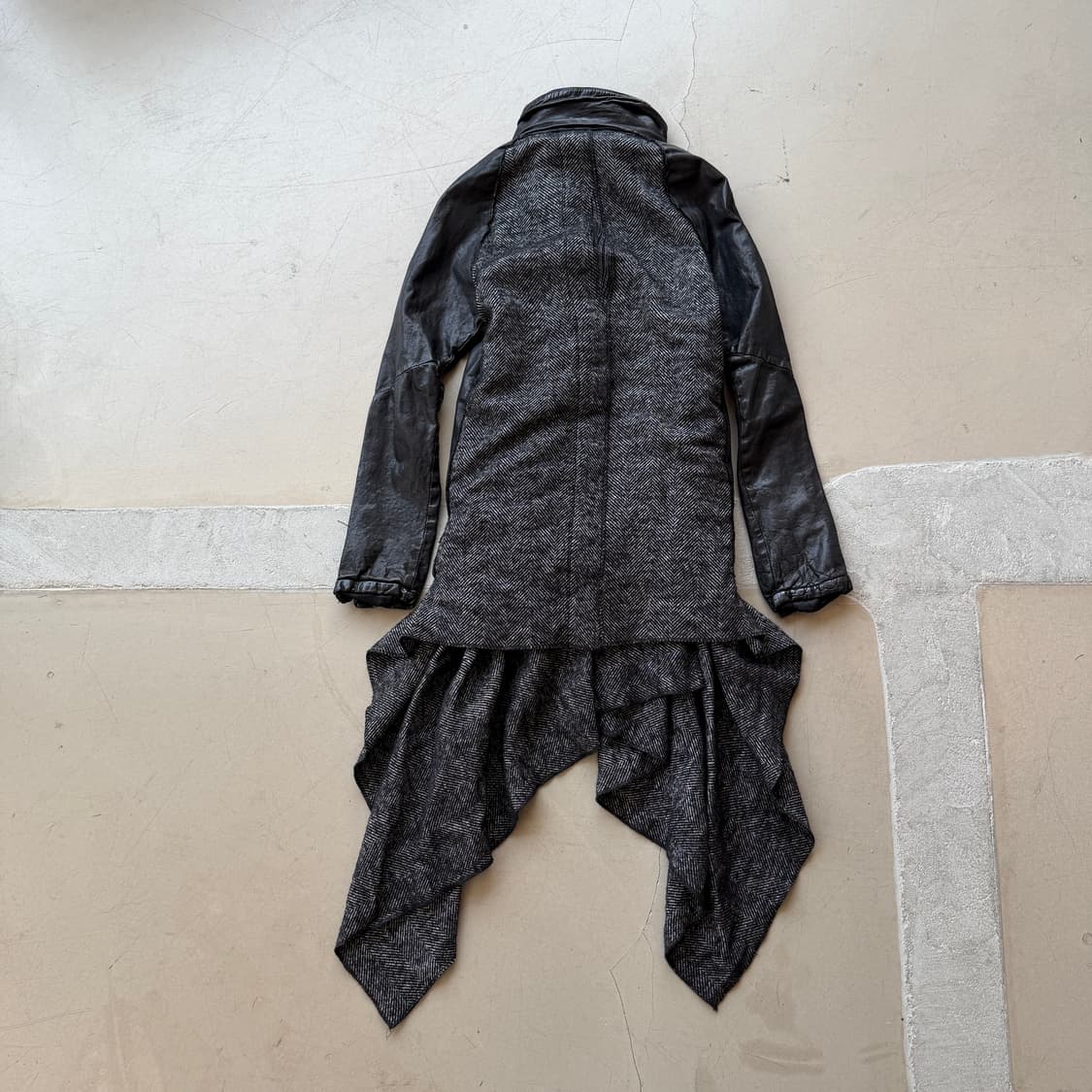 조르지오 브라토 아방가르드 램스킨 드레이프 자켓 상품이미지4