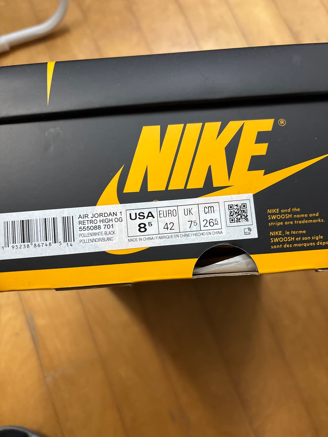 조던 1 OG 하이 폴른(265) 상품이미지6