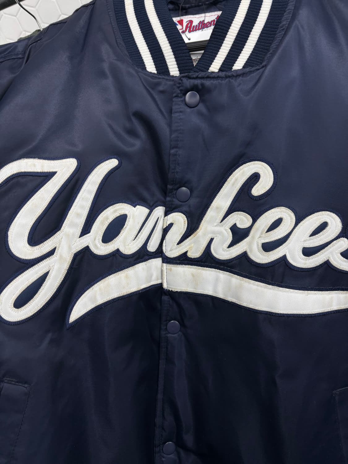 마제스틱 뉴욕 양키스 스타디움 바시티 자켓 상품이미지7