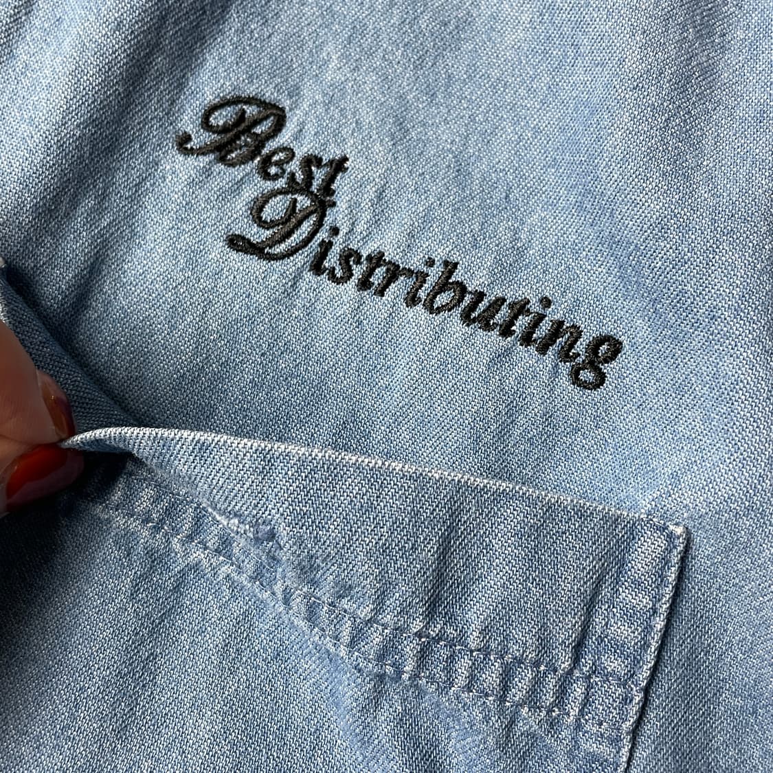 TRI-MOUNTAIN 빈티지 데님 코튼 셔츠 A00533 상품이미지9