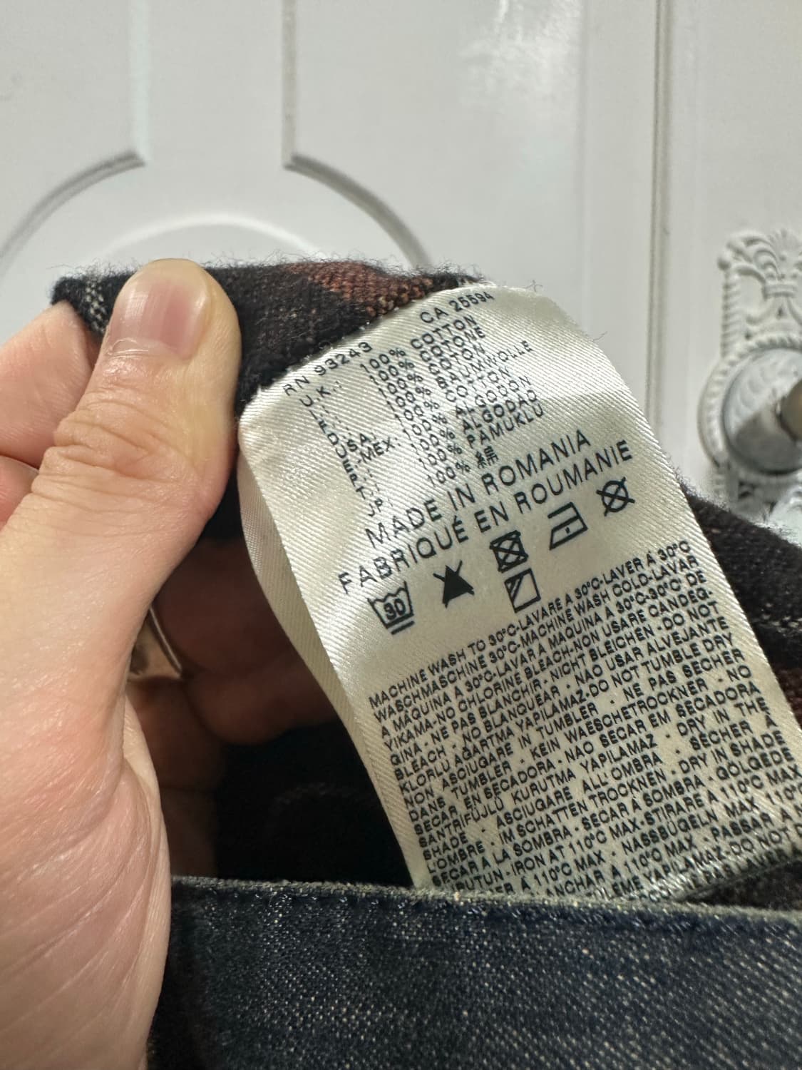 디젤 블랭킷 데님 후드 자켓 상품이미지4