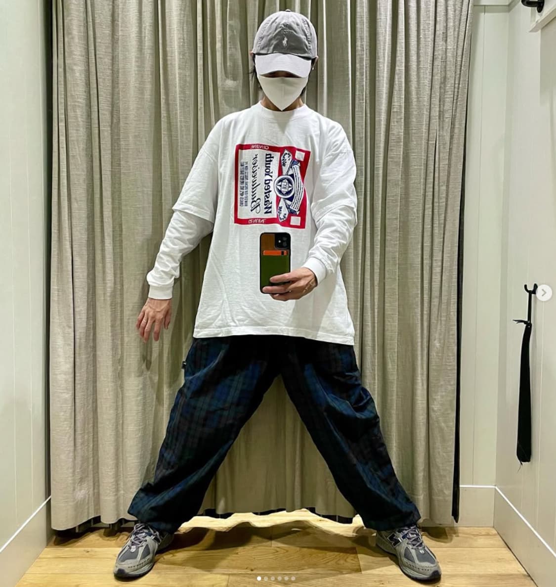 Brochure 블랙와치 샤카 이지팬츠 L 상품이미지7