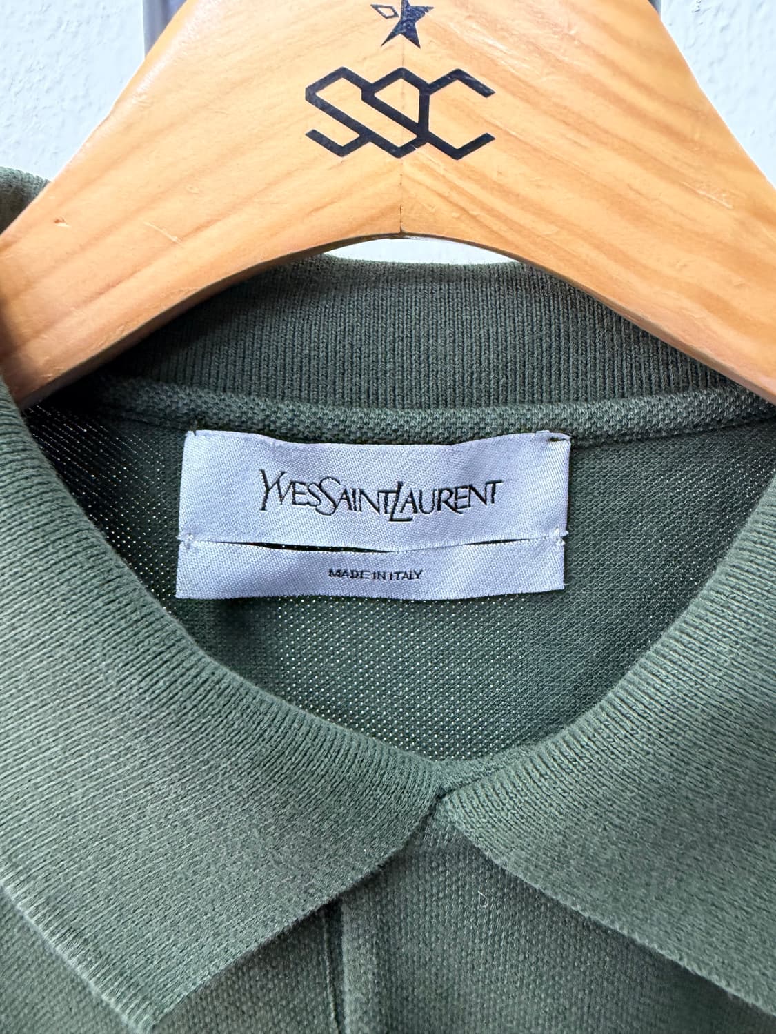 정품) 입생로랑 여성 PK 반팔티 M 상품이미지6