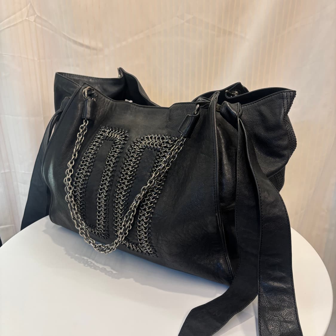 정품 닥스 체인 리본 숄더백     상품이미지3