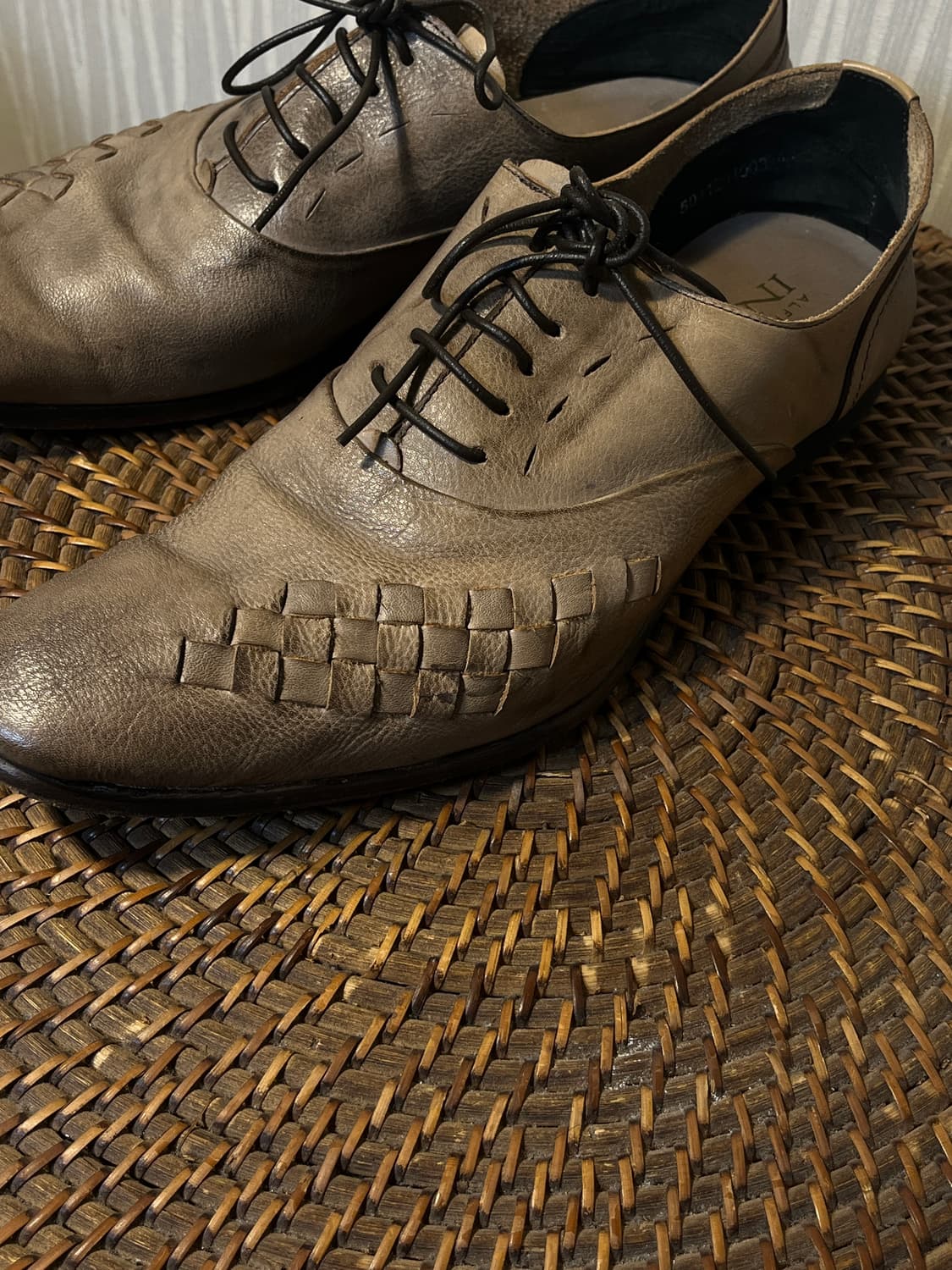 알프레도 바니스터 인트레치아토 디테일 더비슈즈 41 상품이미지1