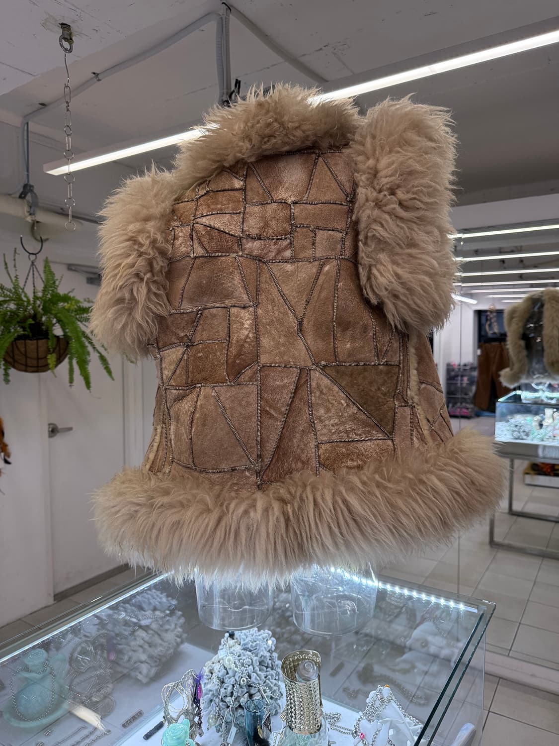 real leather shearling jacket 상품이미지1