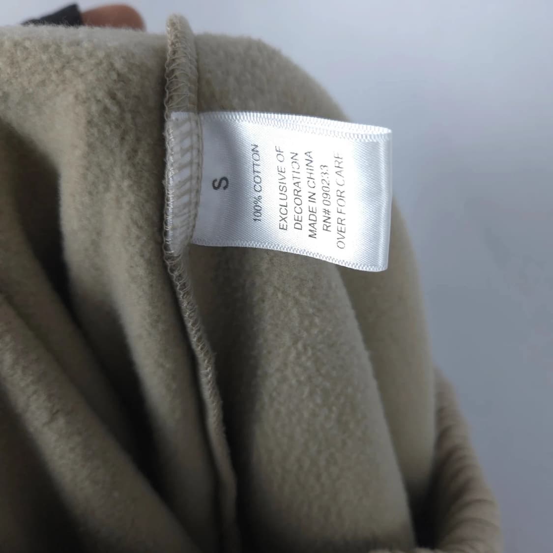 프리(26-30) FOG 피어오브갓 에센셜 기모 밴딩 반바지 상품이미지6