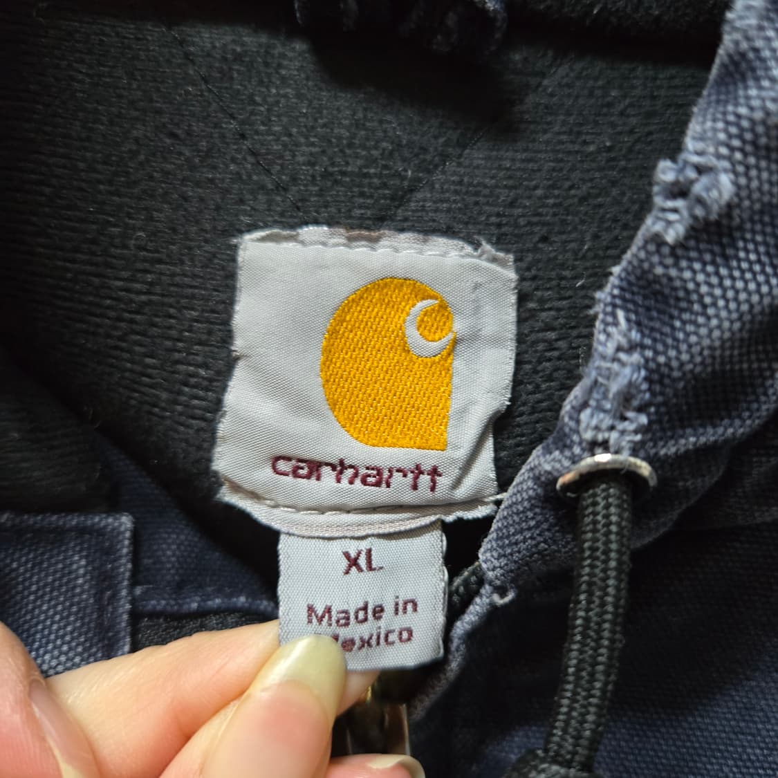 칼하트 덕 캔버스 후드 액티브 워크 자켓 XL 상품이미지6