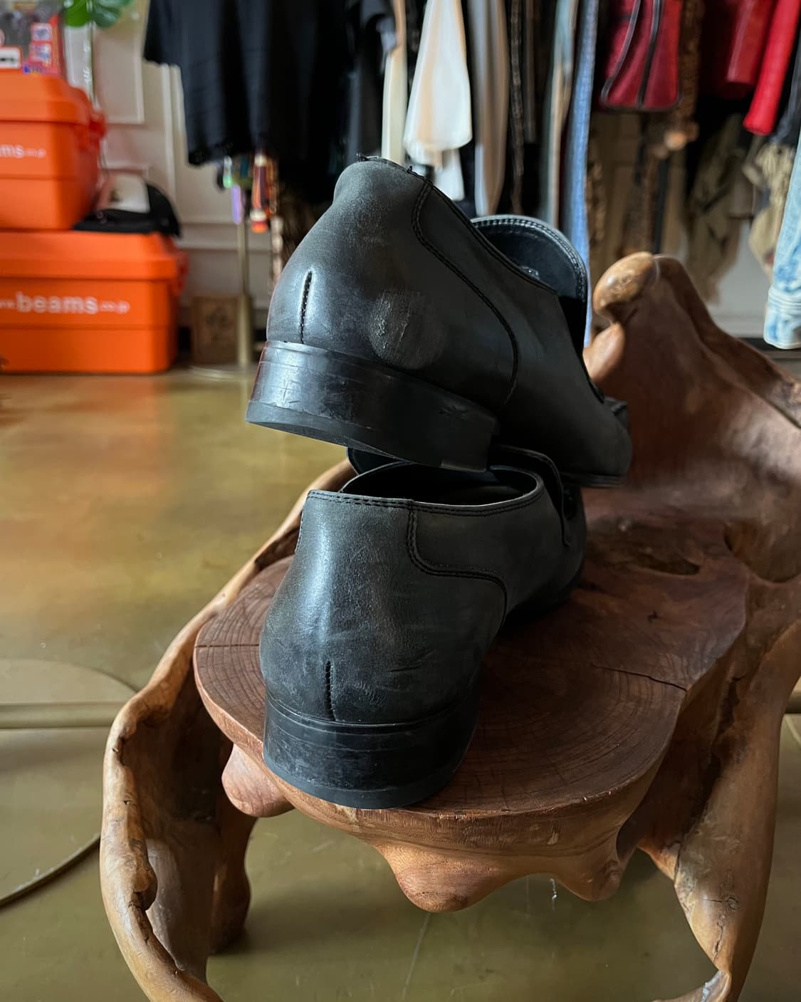 Whoop de doo Long-nose Leather Loafer 상품이미지5
