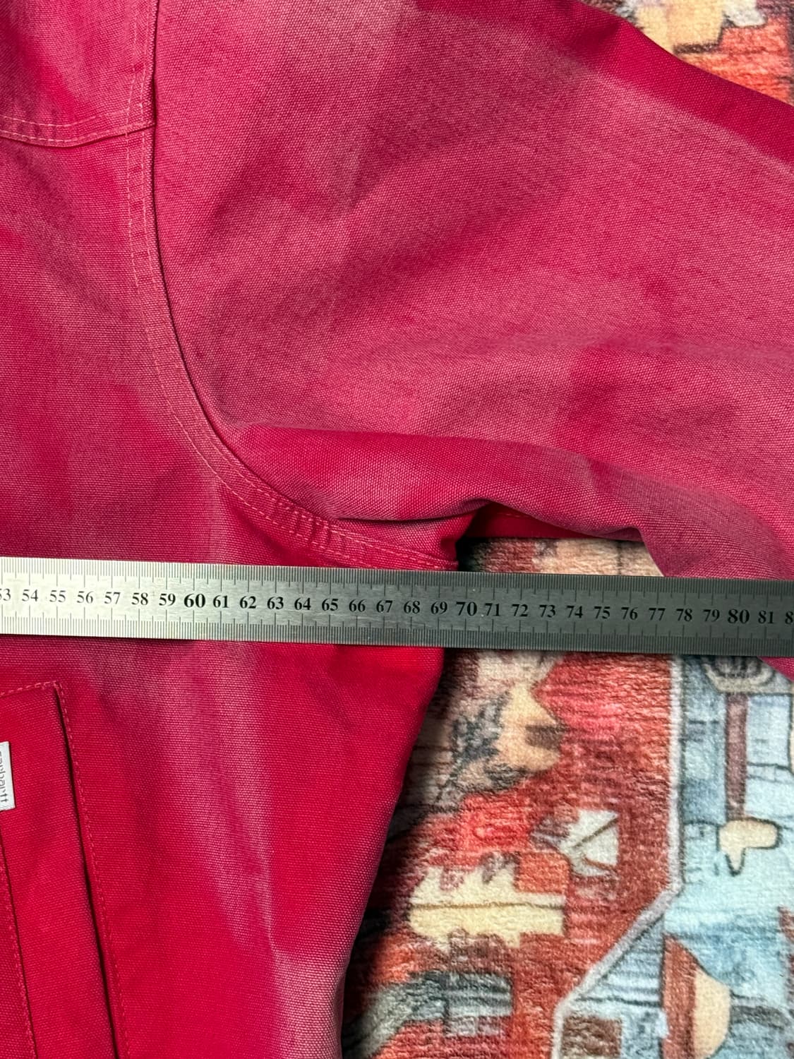 (2XL) 빈티지 칼하트 산타페 썬페이딩 워크자켓 상품이미지5