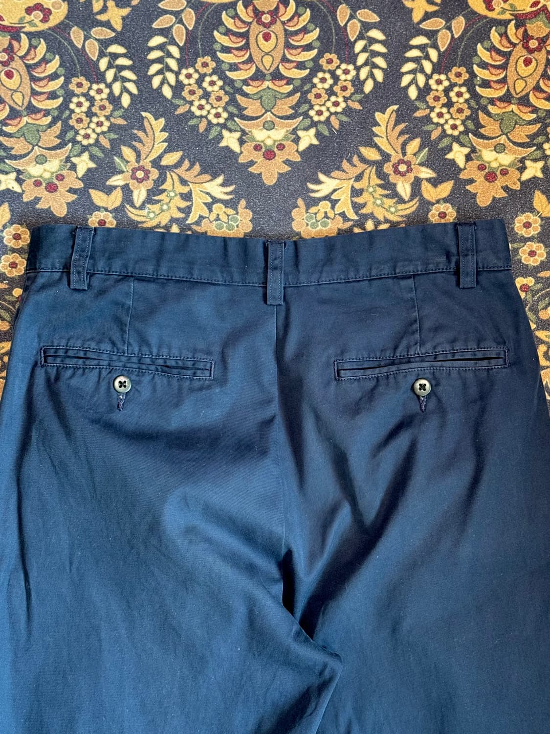 빈티지 폴로 투턱 치노팬츠 네이비 상품이미지6