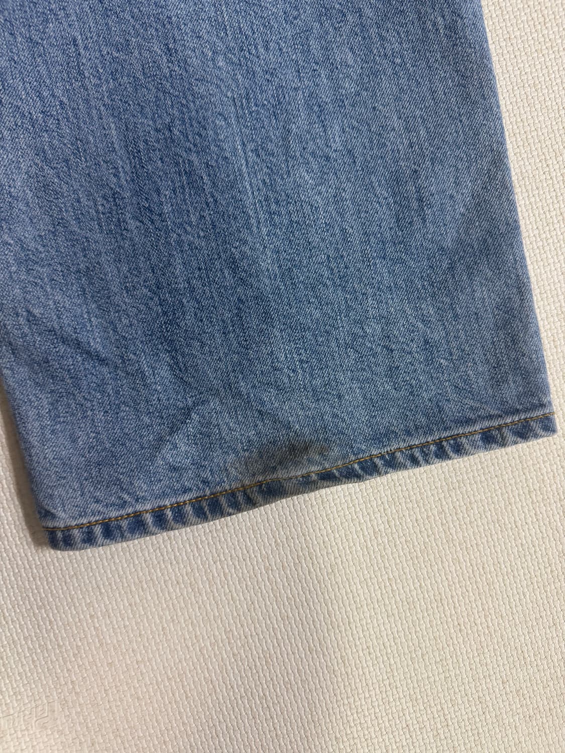 슈프림 25fw 배기진 워시드 인디고 연청 30사이즈 상품이미지10