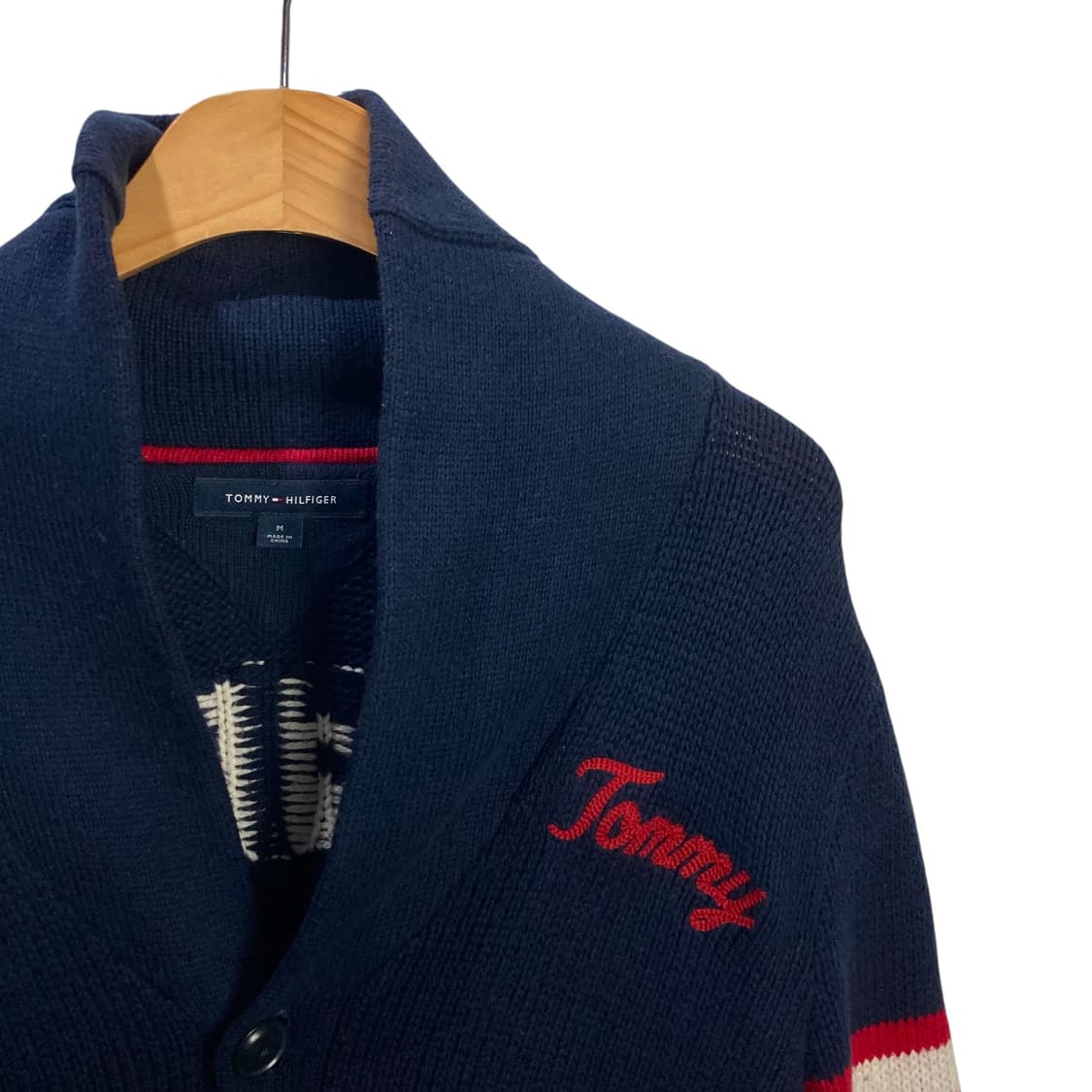 타미힐피거 네이비 가디건 상품이미지3