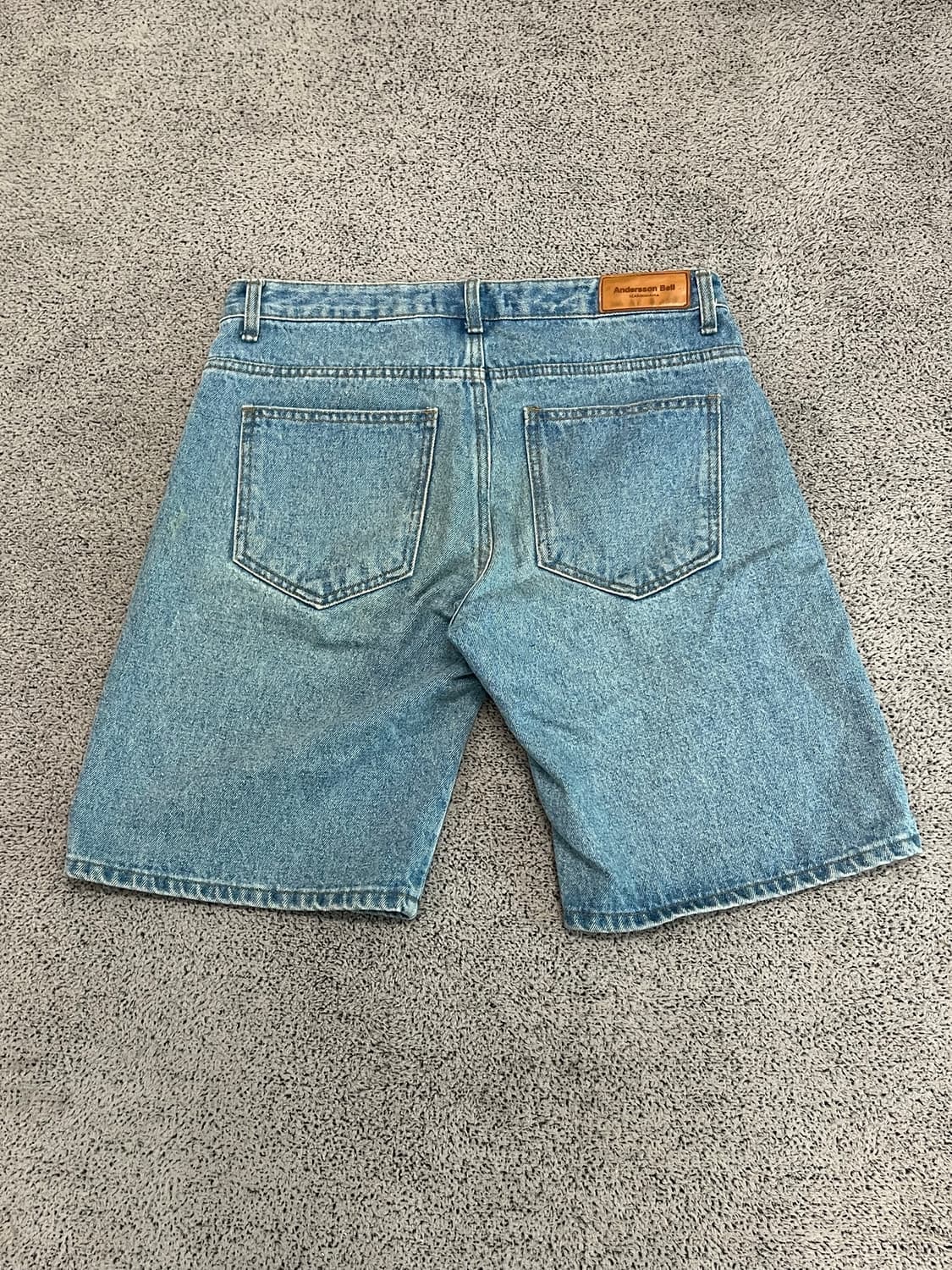 (M) 앤더슨벨 데님 반바지 상품이미지4