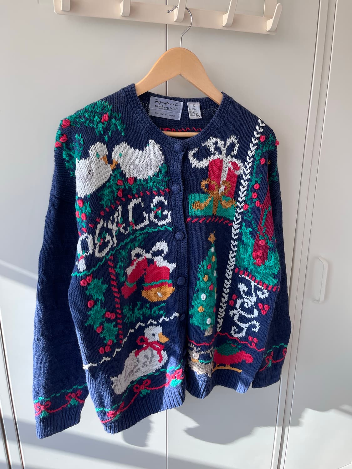 Northern isles 크리스마스 핸드메이드 니트 가디건  상품이미지5