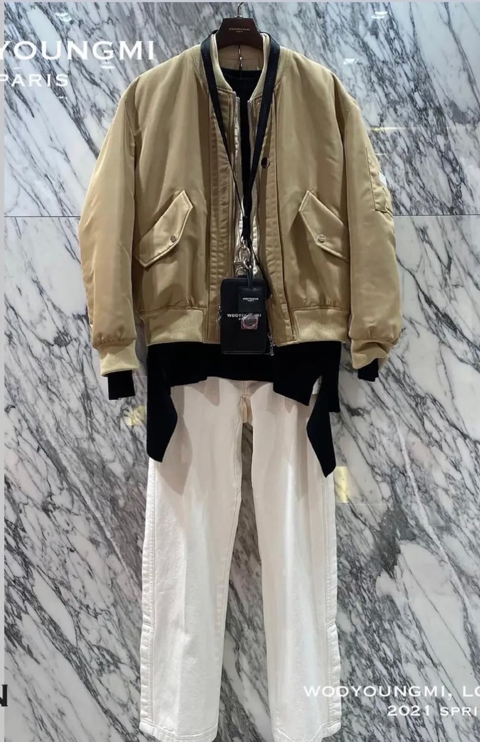 (46) 21ss 우영미 더블 레이어드 마원 점퍼 베이지 상품이미지8