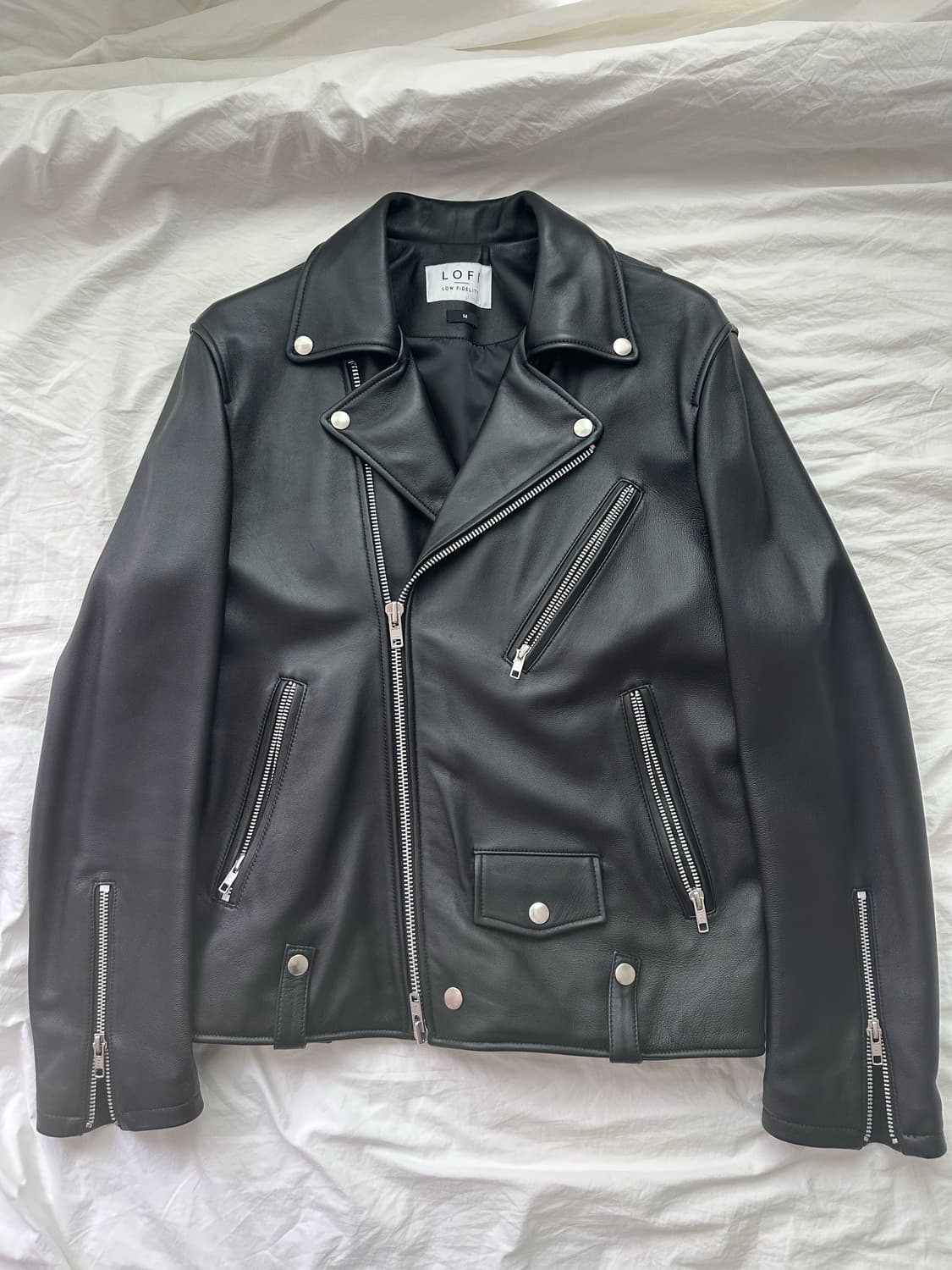 로파이 램스킨 양가죽 라이더자켓 M 상품이미지1