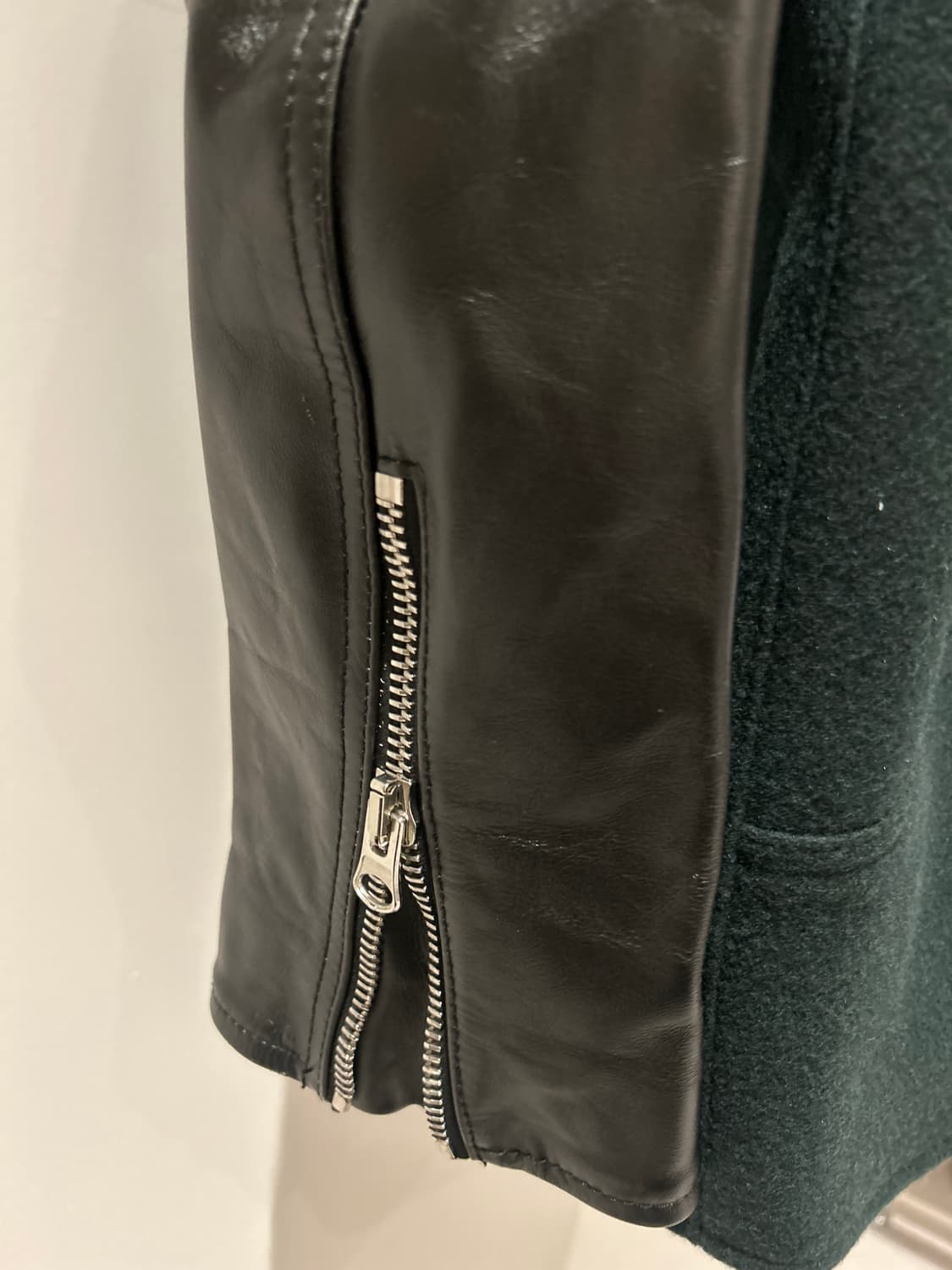 MM6 Leather Wool Mix Jacket 상품이미지8