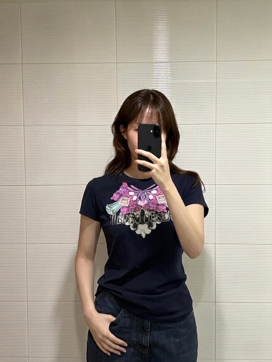 Roberto Cavalli Butterfly Graphic Tee  상품이미지2