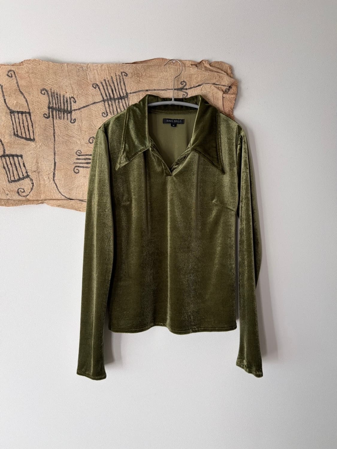 velour pullover blouse 상품이미지1