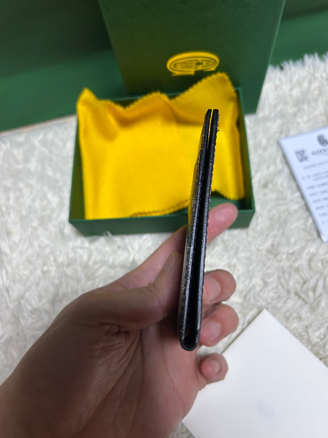 [새상품급, 풀구성] 고야드 인서트 카드지갑 상품이미지5