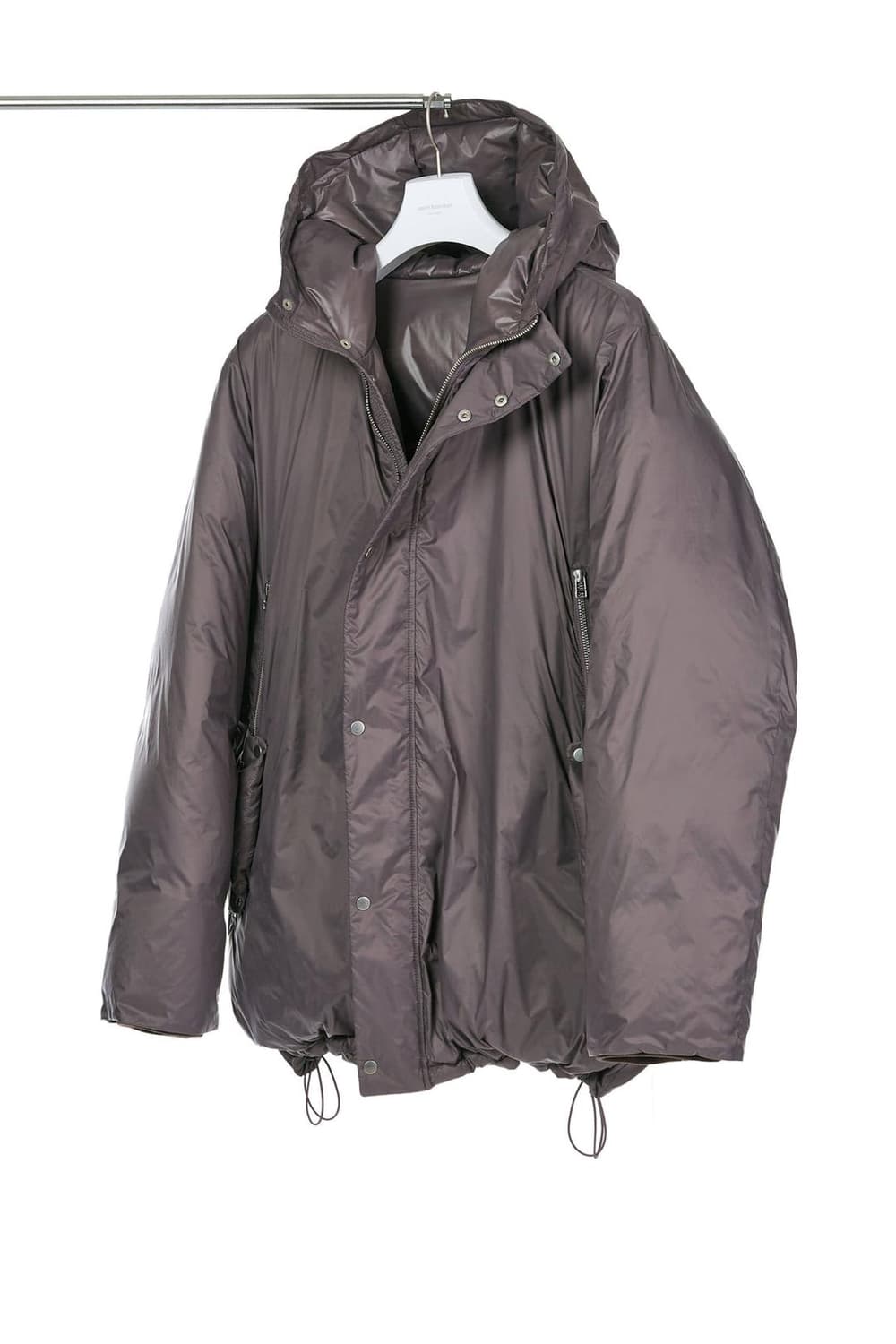 이얼즈어고 그레이퍼플 오버사이즈 푸퍼 구스다운 패딩 상품이미지1